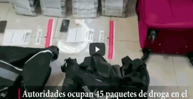 VÍDEO: Mire Cuanta Droga Encontraron en Estas Maletas
