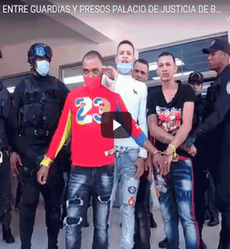 VÍDEO: Tremenda Pelea Entre Presos y Policías el Palacio de Justicia